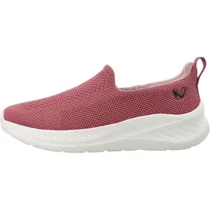 WALKAROO Sports Shoes for Women's|Perfect for Running,Walking,Gym and Casual Outfit|Cushioned Insole with EVA Outsole |Breathable Air Fabric Upper|WS3267 Peach