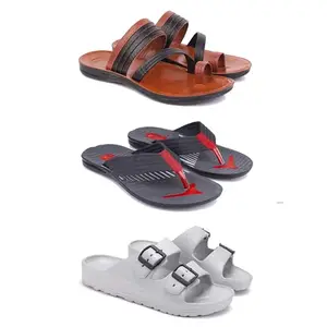 Men's Sandals | Lightweight Wear| Stylish & Easy to Wear For Men's PCV-SAN-(3-COMBO)-3151-3131-3114-8