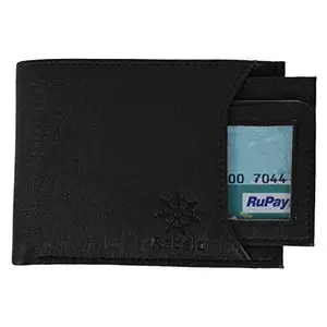 Rabela Men's Black Leather Wallet RW-1017