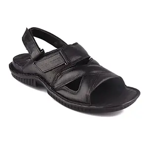 Red Chief Sandal for Men Black