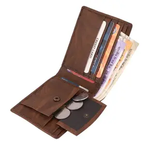Keviv Leather Wallet for Men - Brown (GW220-BR3)