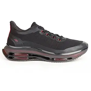 JQR Men's Max Sports, Running,Walking, Training Shoes BLK/RED
