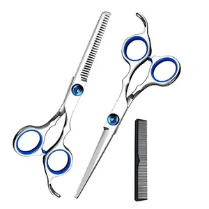 Doberyl® Haircut Kit, Sharp Professional Hair Cutting Scissors Kit, Hair Thinning Scissors with Hair Cutting Comb,(Pack of 3)
