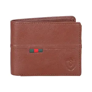 Keviv® Genuine Leather Wallet for Men (GW118-A) (Tan)