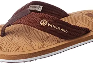 Woodland Men's Brown Flip Flop-7 UK (41 EU) (FF 4202021)