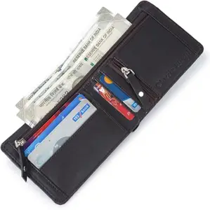 Classic World Men & Women Trendy Maroon Artificial Leather Wallet (5 Card Slots)