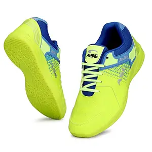 ASE Men's Badminton, Table Tennis, Volleyball Shoes (Multicolor, 6 UK/IND)