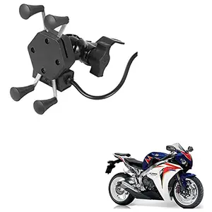 Auto Pearl -Waterproof Motorcycle Bikes Bicycle Handlebar Mount Holder Case(Upto 5.5 inches) for Cell Phone - CBR 1000RR