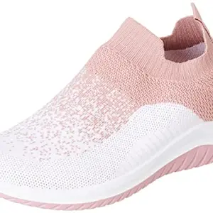 FLAVIA Women's Pink Running Shoes-UK8 (FKT/HD0222/PNK)