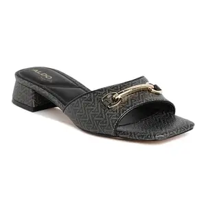 ALDO ANNALAERAEN004 Black Block Heel Sandals for Women