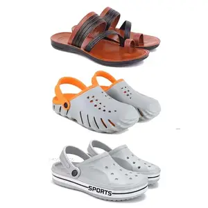 DRACKFOOT Men's Sandals | Lightweight Wear| Stylish & Easy to Wear For Men's GR-SAN-(3-COMBO)-3151-3150-3067-7