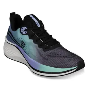 CULT Men Dynex Running Shoes (CS704267UK9_Black/Indigo Blue_UK9)