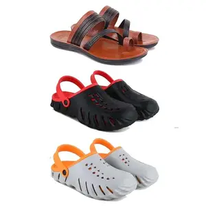 Men's Sandals | Lightweight Wear| Stylish & Easy to Wear For Men's PCV-SAN-(3-COMBO)-3151-3148-3150-9
