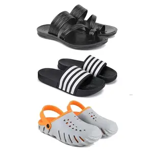 DRACKFOOT Men's Sandals | Lightweight Wear| Stylish & Easy to Wear For Men'S GRT-SAN-(COMBO-3)-3152-3024-3150-9