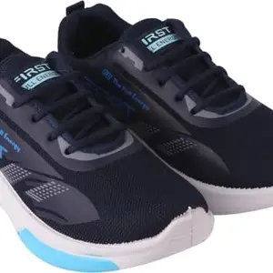 Men’s Walking, Running & Stylish Sports Shoes – Lightweight, Breathable & Comfortable Sneakers, Gym & Outdoor Use | 10 | Blue | Style 306