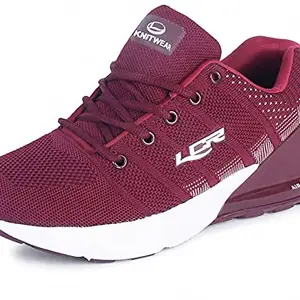 Lancer Mens RAMBO-122 Wine/Beige Running Shoe - 8 UK (RAMBO-122WINE-BEG-42)