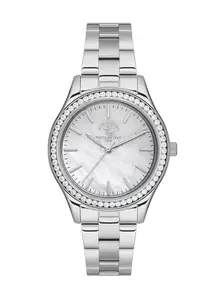 SANTA BARBARA POLO & RACQUET CLUB Santa Barbara White Dial Analog Watch - for Women SB.1.10490-1