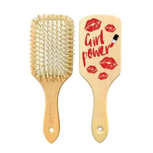 Allure Personalised Girl Power Print Paddle Hair Brush