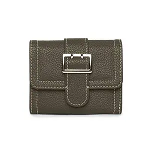 Lavie Women's Mally Trifold Wallet Olive Ladies Purse Handbag