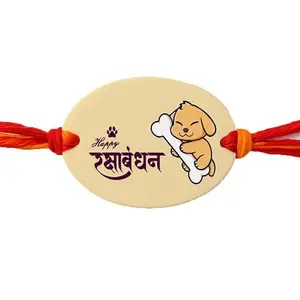 Raavi colors latest MDF Rakhi for Four-Legged Buddy/Raksha Bandhan Special/Rakhi for Furry Friend