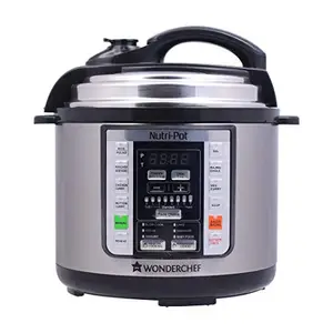 Wonderchef Nutri-Pot Electric Pressure Cooker with 7-in-1 Functions|18 pre-set functions|Pressure Cooking, Saute/Pan Frying, Slow Cooking, Yogurt Making, Steaming, Warming & Rice Cooking |3L capacity price in India.