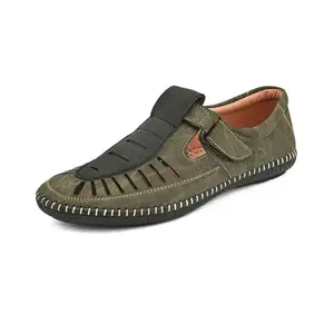 Centrino Men's Fisherman Sandals | Sporty & Casual Summer Footwear | Adjustable Fit with soft cushion Padding | Closed-Toe Comfort & Durability 9284-6