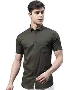 Majestic Man Men's Cotton Slim Fit Shirt
