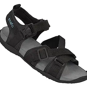 Striker Mens Athletic and Outdoor Sandals & Floaters Color-Black | 7 | 5008-BLACK-7