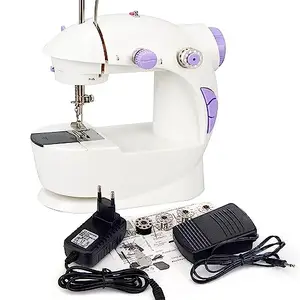 REXERA Mini Sewing Machine For Home Tailoring Set | Tailoring Machine | Hand Sewing Machine, foot pedal, adapter (Without Stand)