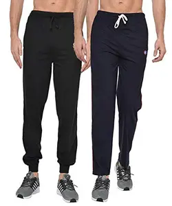VIMAL JONNEY Men's Relaxed Fit Trackpants (Combo_D1ND8B-M_Multicolour_M)
