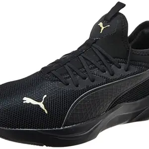 Puma , Women, Softride Rift PulseFusion Wn, Black-Metallic Gold-White, Running Shoe, 4UK, (31250801)