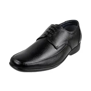 Metro Men Black Leather Lace-up/Formal Shoes UK/8 EU/42 (19-54)