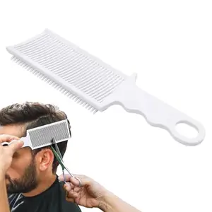 MAYCREATE® Barber Fade Comb for Men - Ergonomic Flat Top Fading Clipper Comb ABS Clipper Fading & Styling Tool for Gradient Haircuts - Versatile for Home & Salon Use