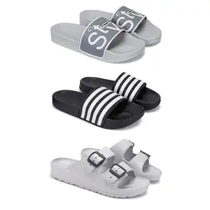 Men's Sandals | Lightweight Wear| Stylish & Easy to Wear For Men's GRP-SAN-(3-COMBO)-1589-3024-3114-7