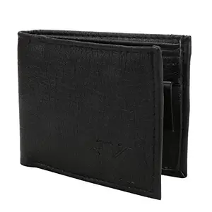 EZIS® Men's Black Genuine Leather Wallet