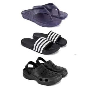 DRACKFOOT Men's Sandals | Lightweight Wear| Stylish & Easy to Wear For Men'S GRT-SAN-(3-COMBO)-3153-3024-3123-7