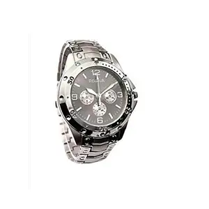 ITHANO Rosra Chronograph Style Round Grey Dial Men's Wrist Watch