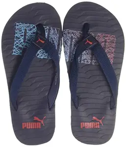 Puma Men's Miami NG DP Dazzling Blue-Cool New Navy-Safety Yellow-Black Espadrille Wedge, Fisherman Sandal-3 Kids UK (36191901)