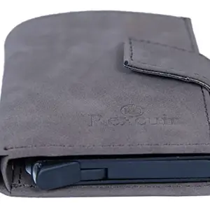 Card Holder with Currency Compartment | Leather Wallet for Men and Women | RFID Blocking Wallet