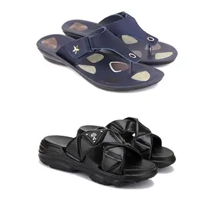 Women's Sandals | Lightweight Wear| Stylish & Easy to Wear For Women'S PCV-SAN-(2-COMBO)-1973-1889-8-EURO-39