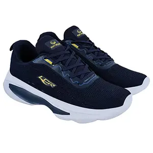 Lancer ROCKY-3NBL-MST Men's Navy Blue/Yellow Sports & Outdoor Running Shoes