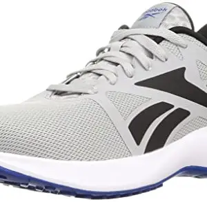 REEBOK Men Synthetic,Textile Rubber Runner 5.0 Running Shoes PUGRY3/CBLACK/VECBLU UK-6
