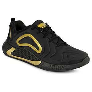 Camfoot Men's (9352) Black Casual Sports Running Shoes 8 UK