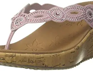Skechers womens BEVERLEE - HAPPY CHARMER LT.PINK Sandal - 7 UK (119257)