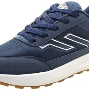 TRV Blue Man Soft Cushion Lace Up Stylish Regular Wear Walking Footwear Light Weight Sports Shoe for Men Running-6 Kids UK (Coco-Fighter-3)