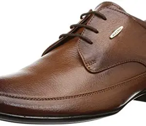Red Chief Formal Derby Shoes for Men Tan