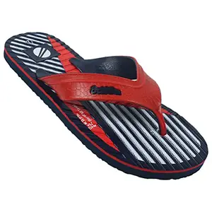 Action Red Casual Slipper For Men (AFG 804-RD-N.BL)