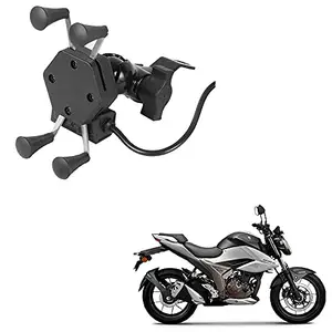 Auto Pearl -Waterproof Motorcycle Bikes Bicycle Handlebar Mount Holder Case(Upto 5.5 inches) for Cell Phone - Yamaha R25