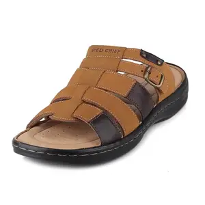 Red Chief Formal | Leather Slipper for Men | Rust | PU Sole