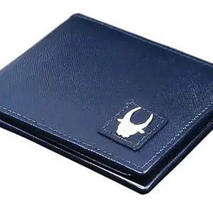 WildHorn Blue Safiano Leather Wallet for Men